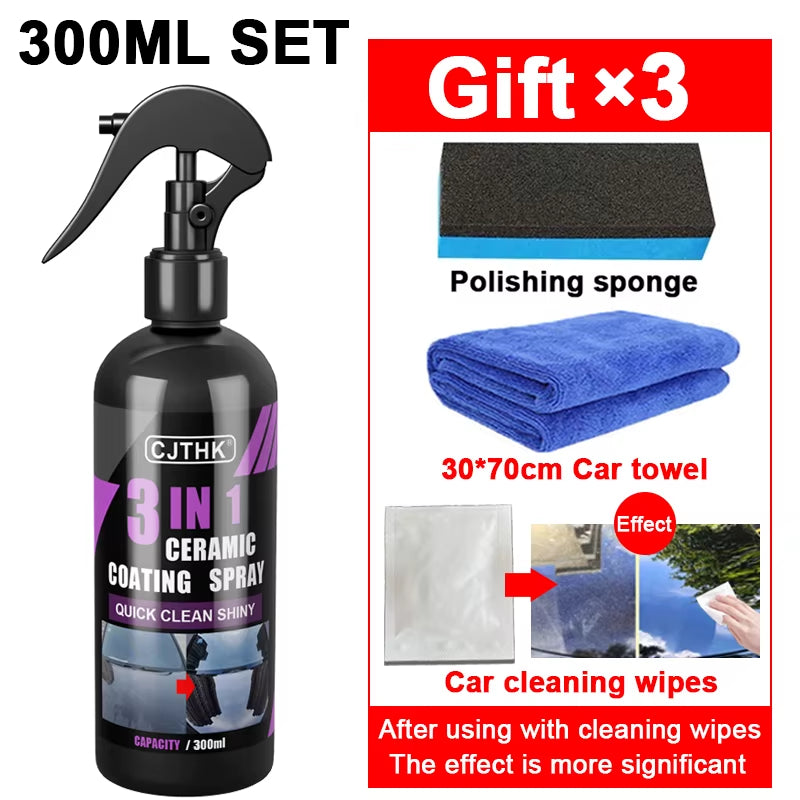Premium Car Ceramic Nano Coating - Ultimate Hydrophobic Paint Protection & Polishing Agent