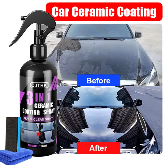 Premium Car Ceramic Nano Coating - Ultimate Hydrophobic Paint Protection & Polishing Agent