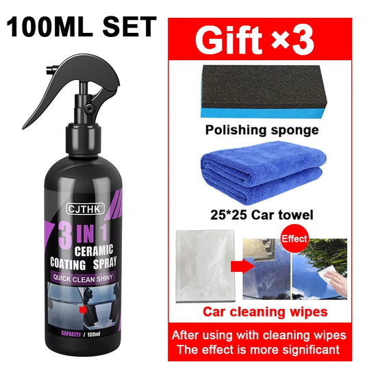 Premium Car Ceramic Nano Coating - Ultimate Hydrophobic Paint Protection & Polishing Agent